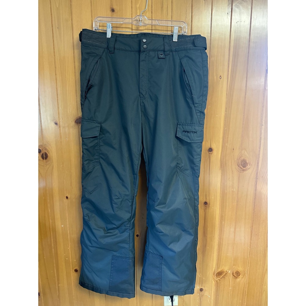 Arctix‎ Mens Insulated Cargo Snow Pants Dark Gray Style 1960 Size M Regular
